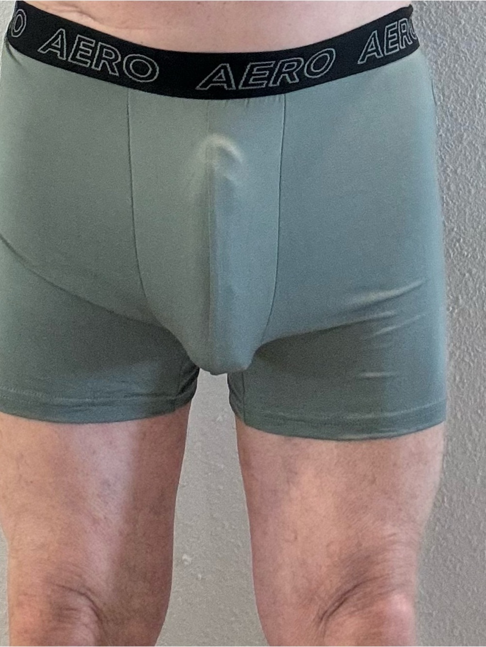 Aeropostale Olive Green Boxer Briefs with Black Logo Waistband